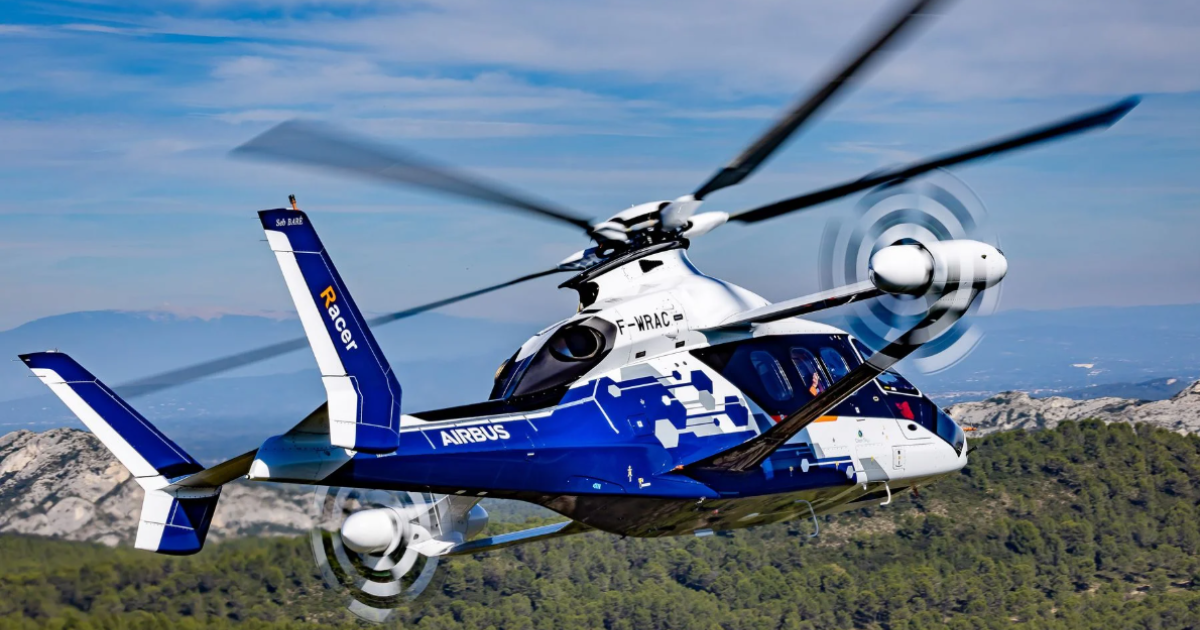 Airbus Racer mid flight 