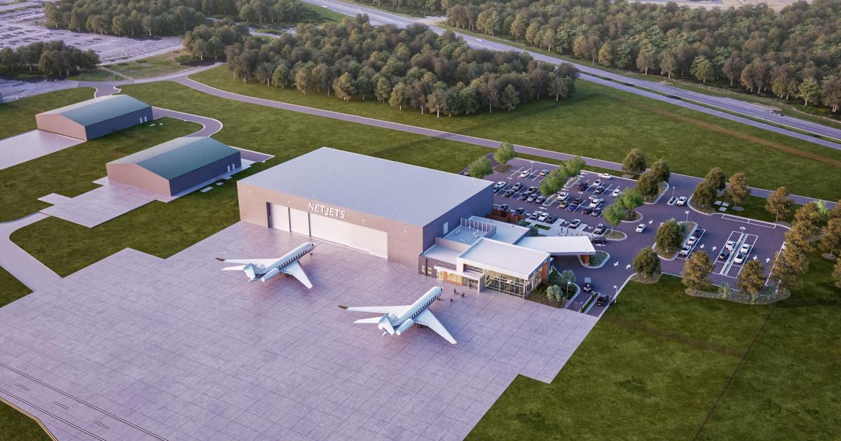 NetJets new terminal at Augusta Regional Airport