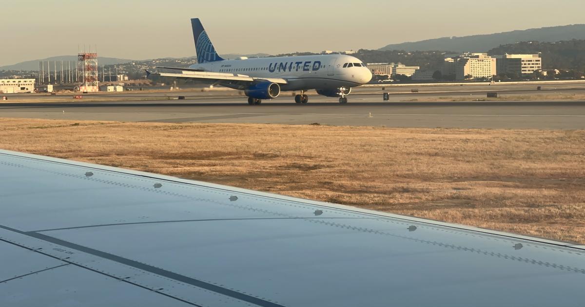 United Airlines arrival at KSFO