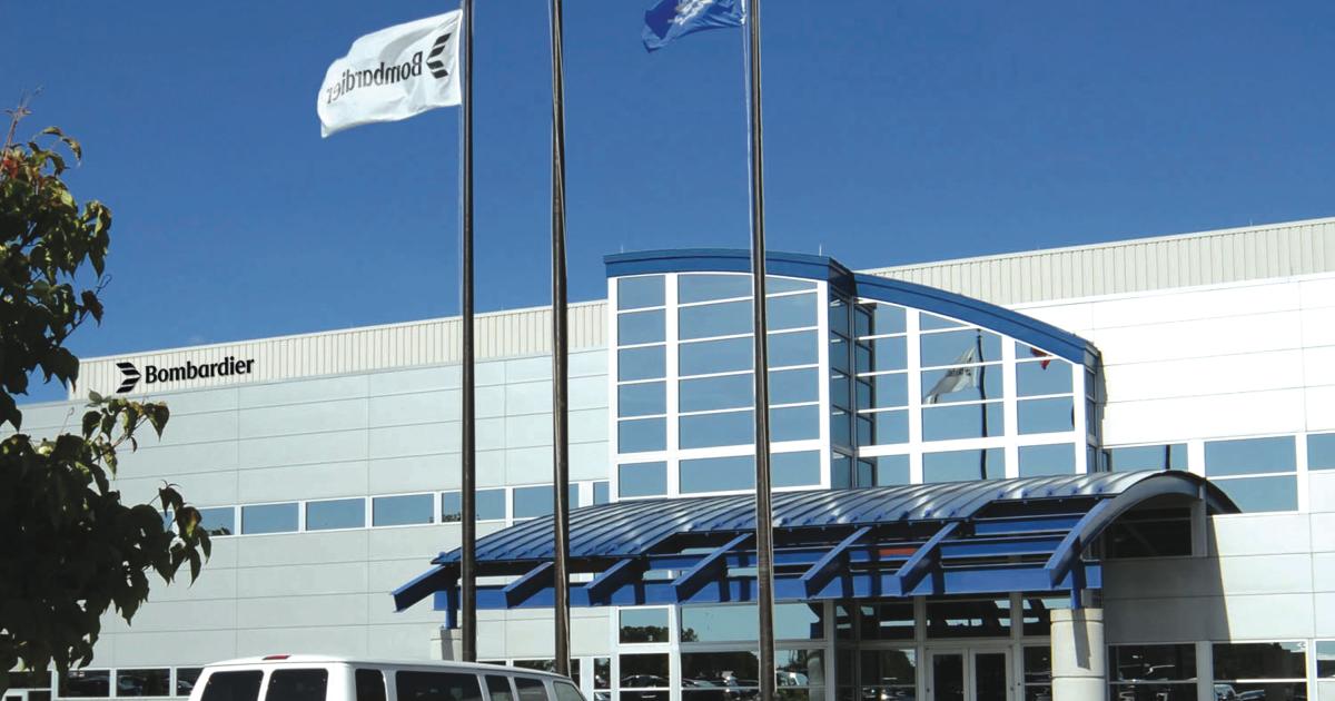 Bombardier service center in Hartford, Connecticut