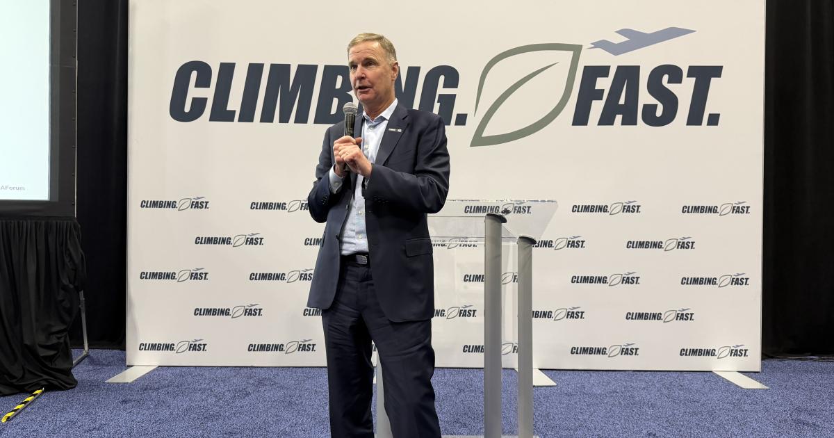 NBAA head Ed Bolen at Northeast Regional Forum