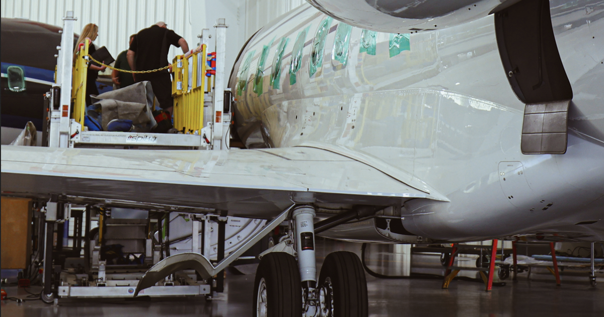 Duncan Aviation recently completed 144-month inspections on two Gulfstream G650 aircraft. The 144-month inspection is one of the most in-depth maintenance events and involves removing all exterior access panels, the complete interior, and the landing gear—essentially giving technicians full access to inspect and evaluate the aircraft from nose to tail.
