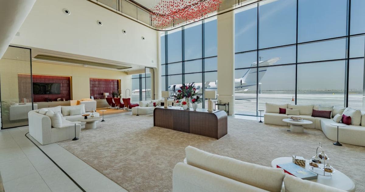 Sharjah Business Aviation Center lobby