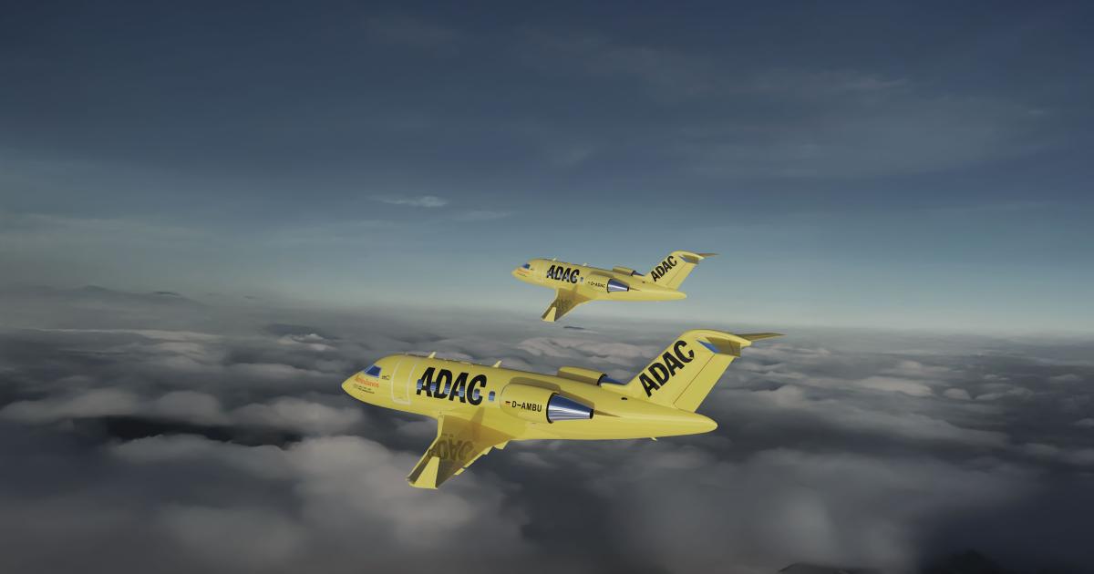 Bombardier Challenger 650 aircraft