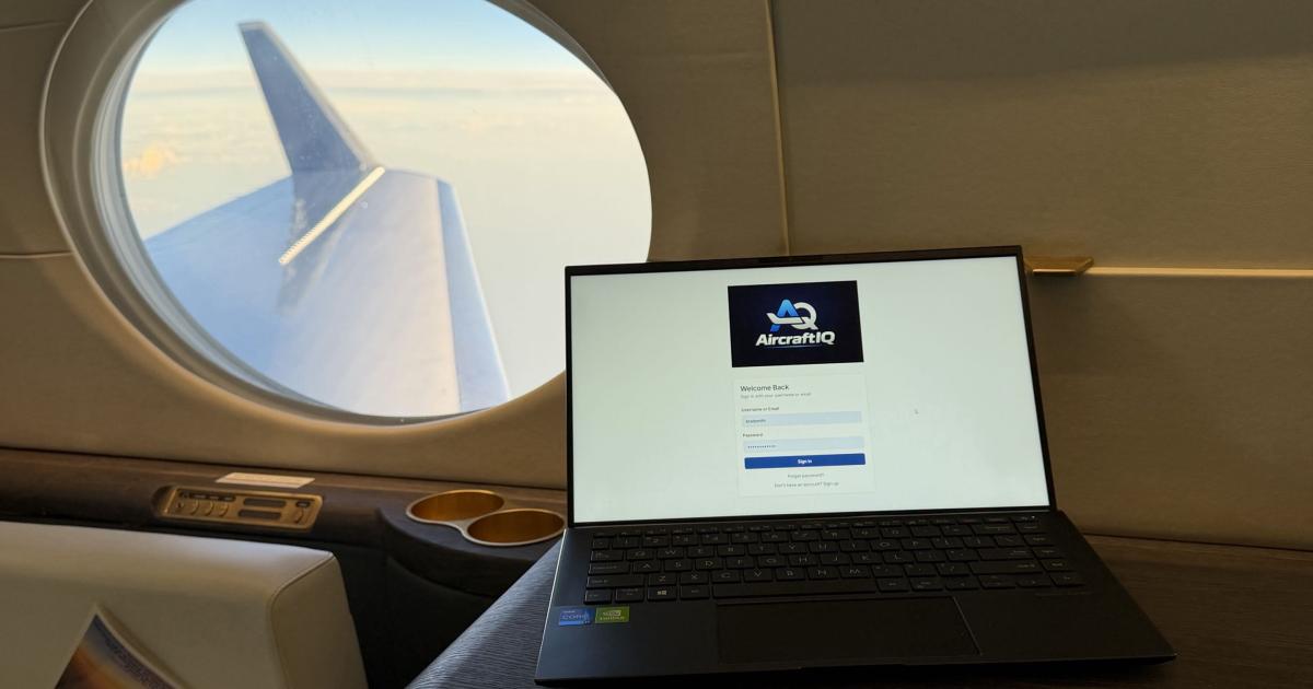 AircraftIQ tracking and management software