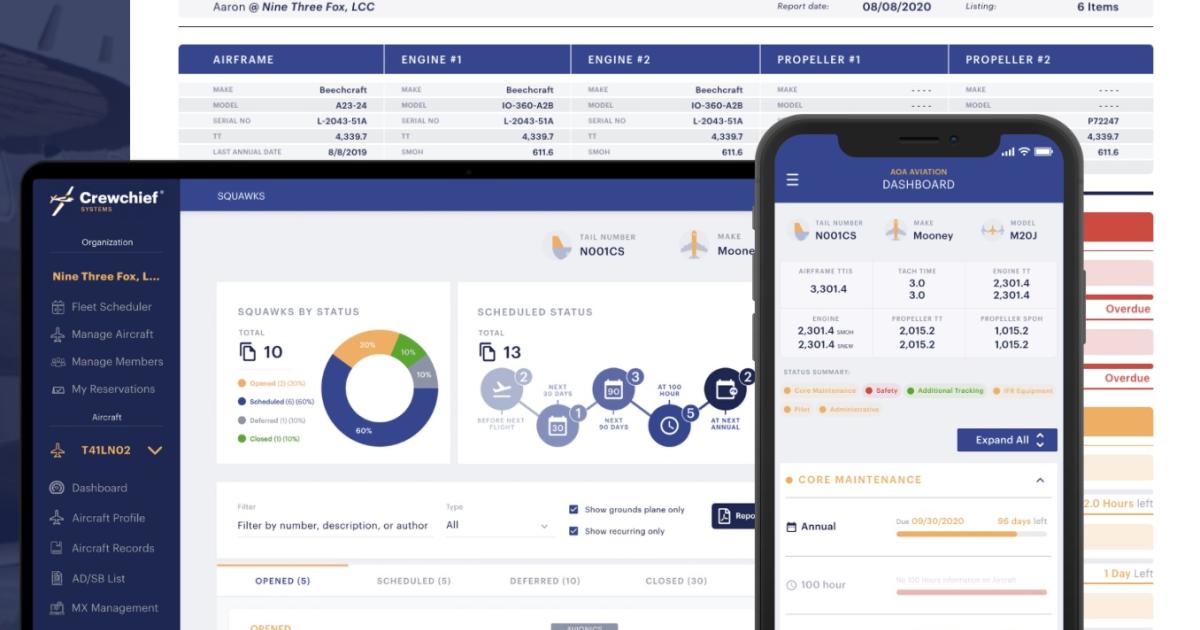 Crewchief Systems aviation data platform