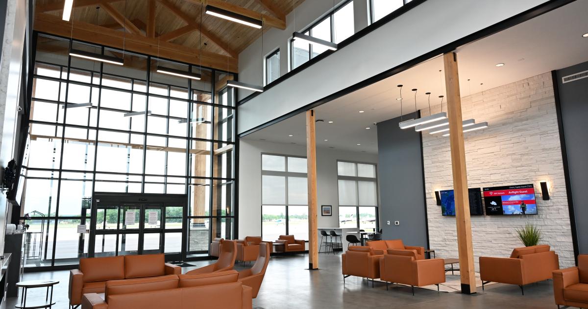 Avflight's new terminal at Michigan's Cherry Capital Airport