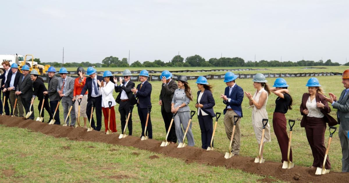 U.S. Department of Transportation and FAA officials broke ground on the Vertical Procedures and Analysis Range