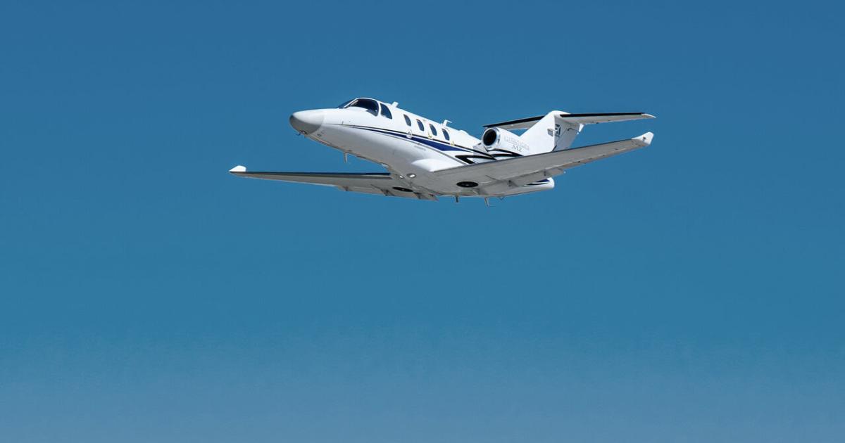 Cessna Citation M2 Gen3 prototype in flight