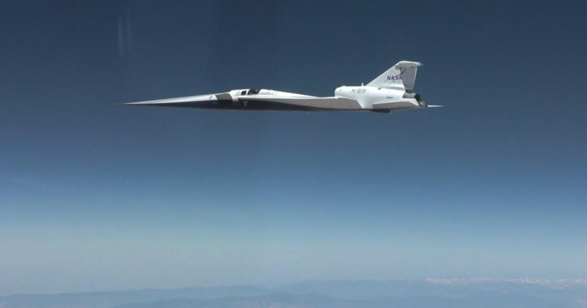 NASA X-59 demonstrator
