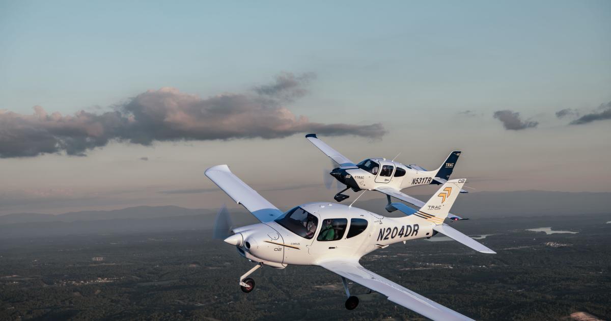 Cirrus TRAC10 training airplane