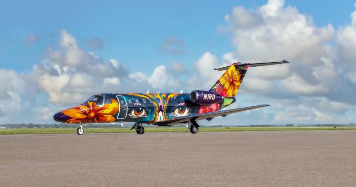 Duncan Aviation painted Cessna Citation CJ3+