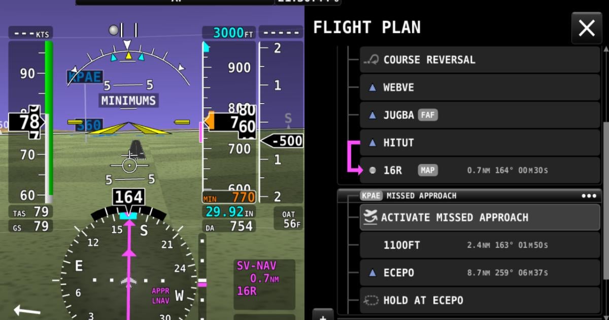Dynon SkyView HDX with remote GPS navigator