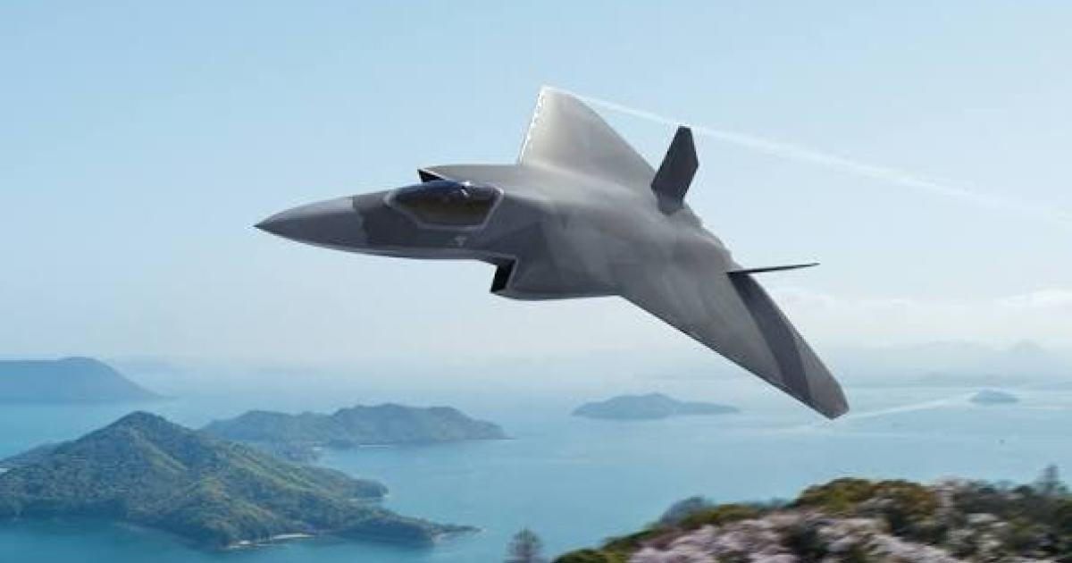 GCAP Tempest aircraft concept in flight