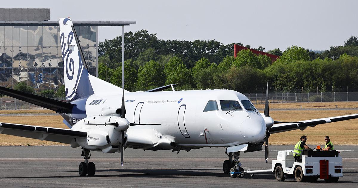 GE hybrid-electric Saab 340B twin turboprop