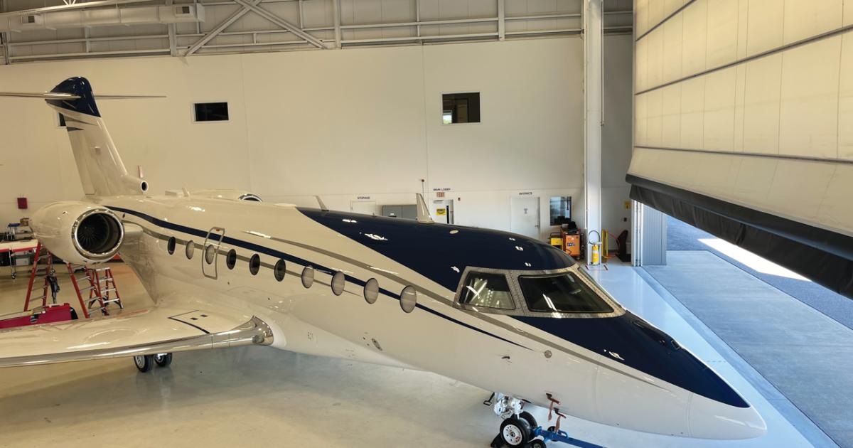 Gogo Galileo installation on Gulfstream G280 business jet