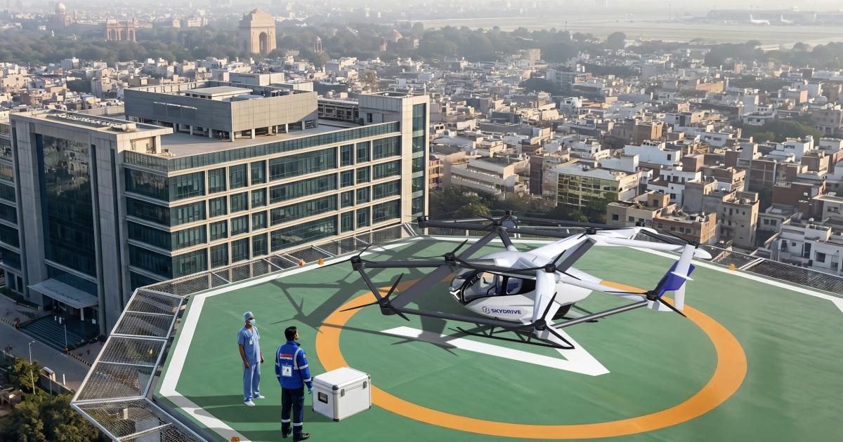 SkyDrive plans eVTOL medical flights in India 