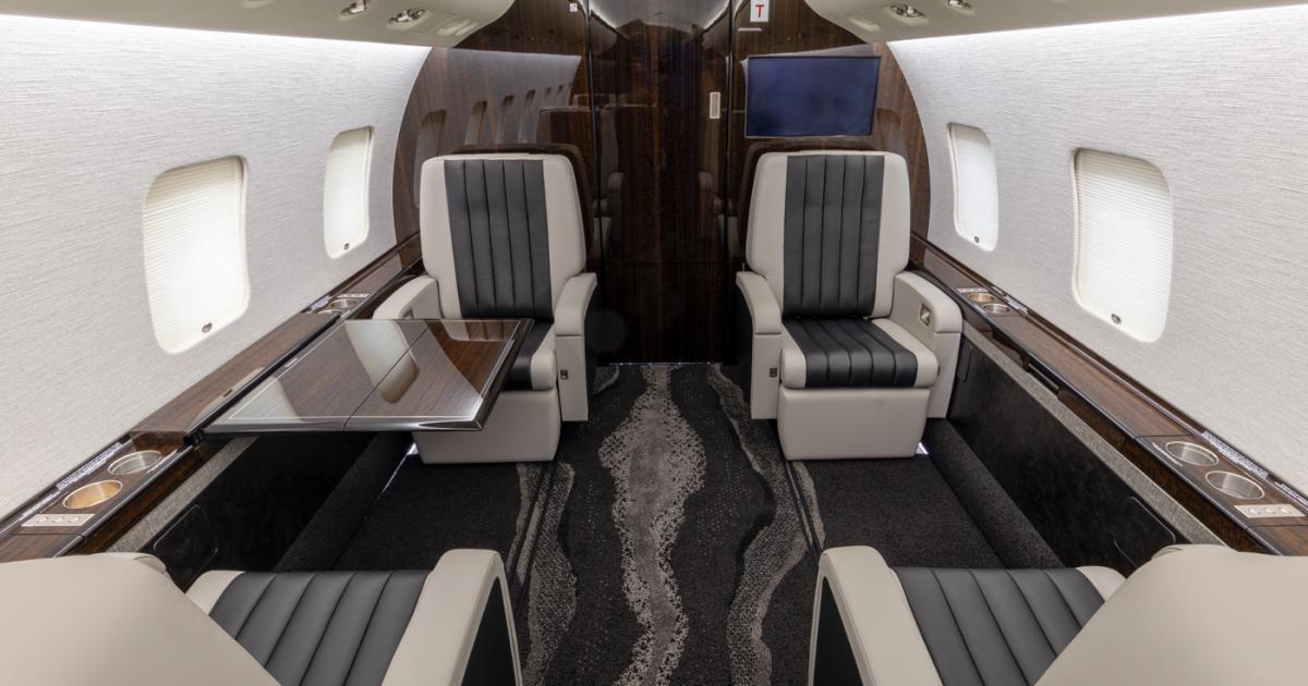 Duncan Aviation GLEX refurbishment