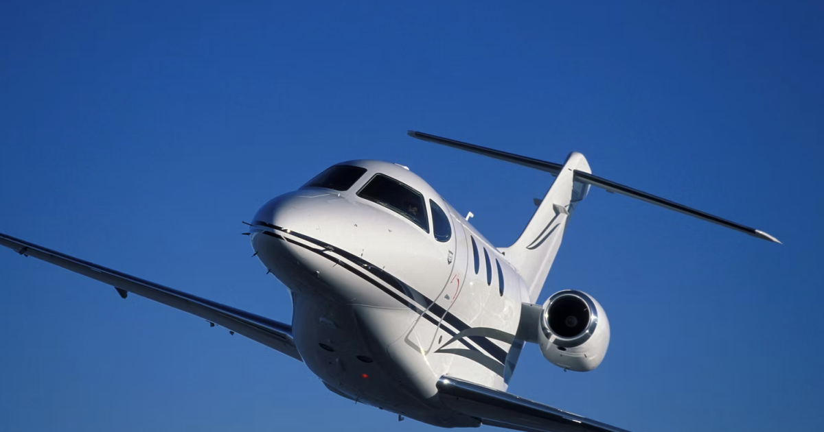 Beechcraft Premier in flight