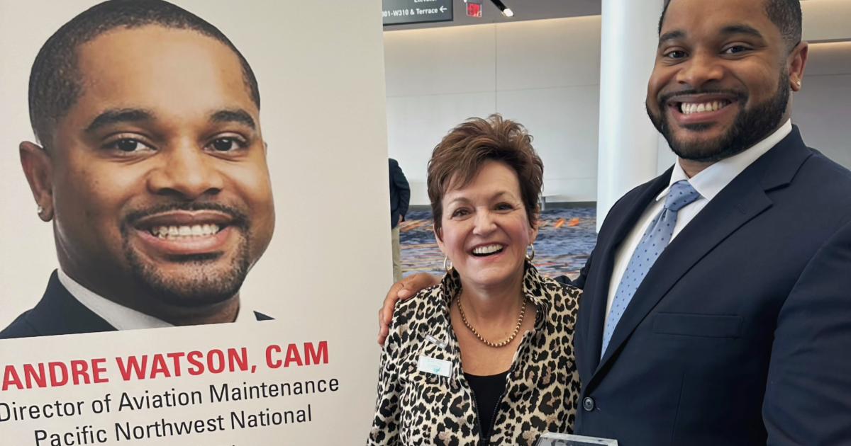 Sheryl Barden with Andre Watson
