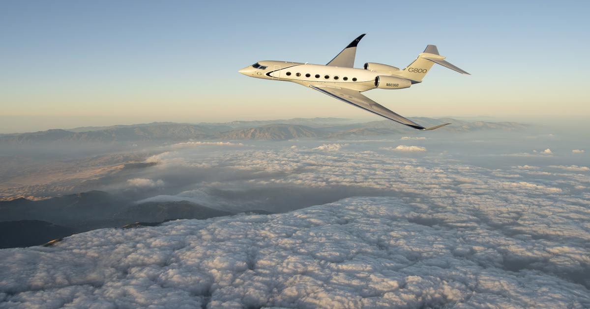 Gulfstream G800 logs more record flights