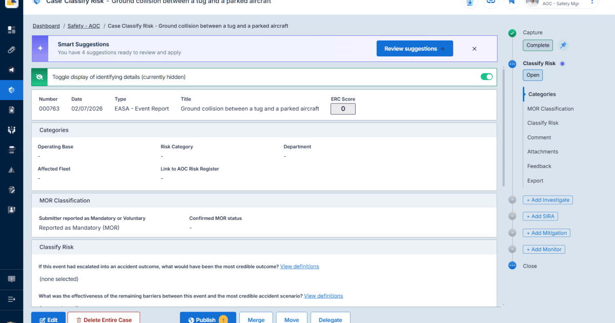 TrustFlight is rolling out three AI-powered Smart Suggestions features in Centrik 5 to reduce manual work in aerospace safety and compliance reporting.