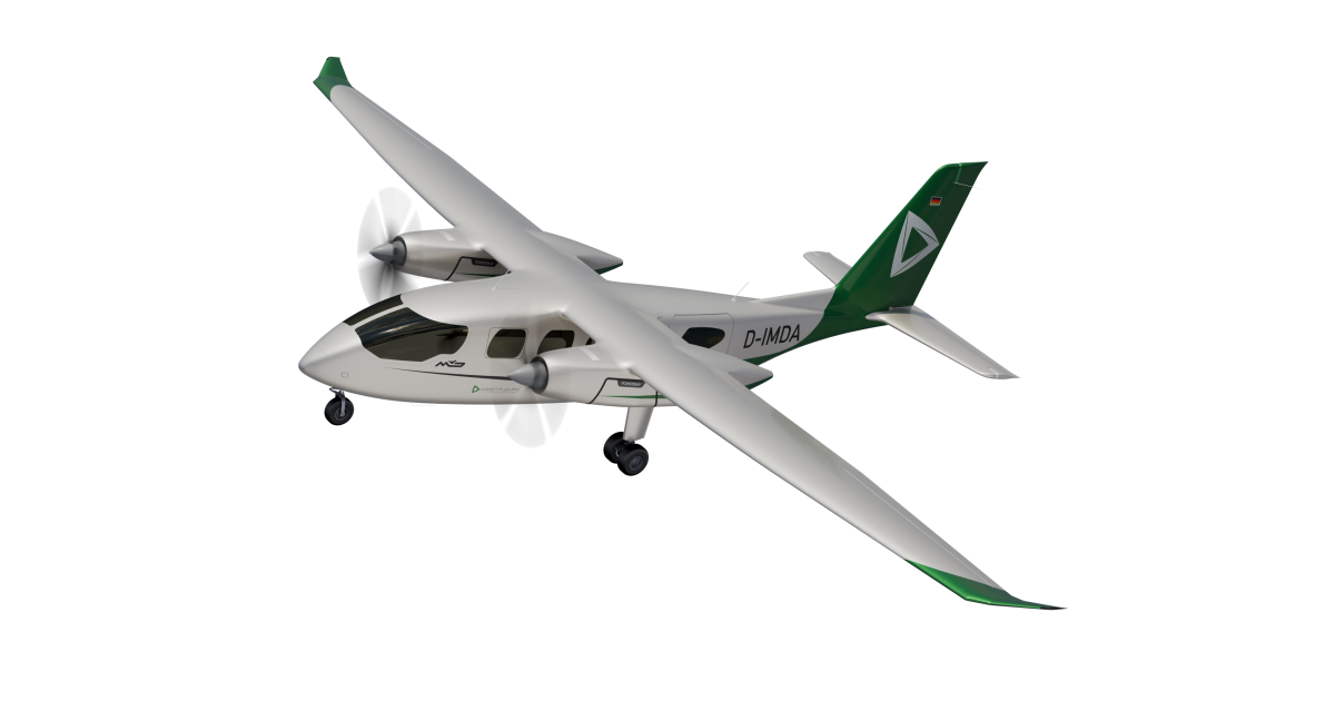 MDA1 eViator electric aircraft