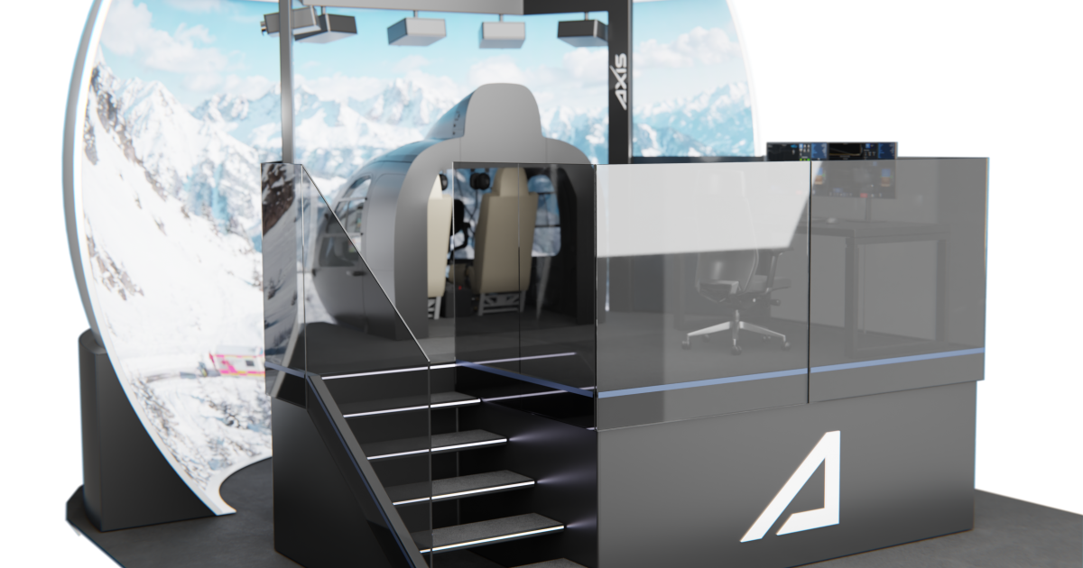Axis Flight Simulation flight training device