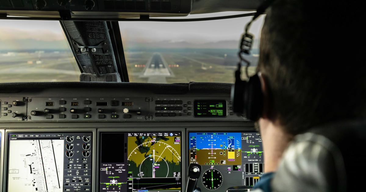 Garmin flightdeck