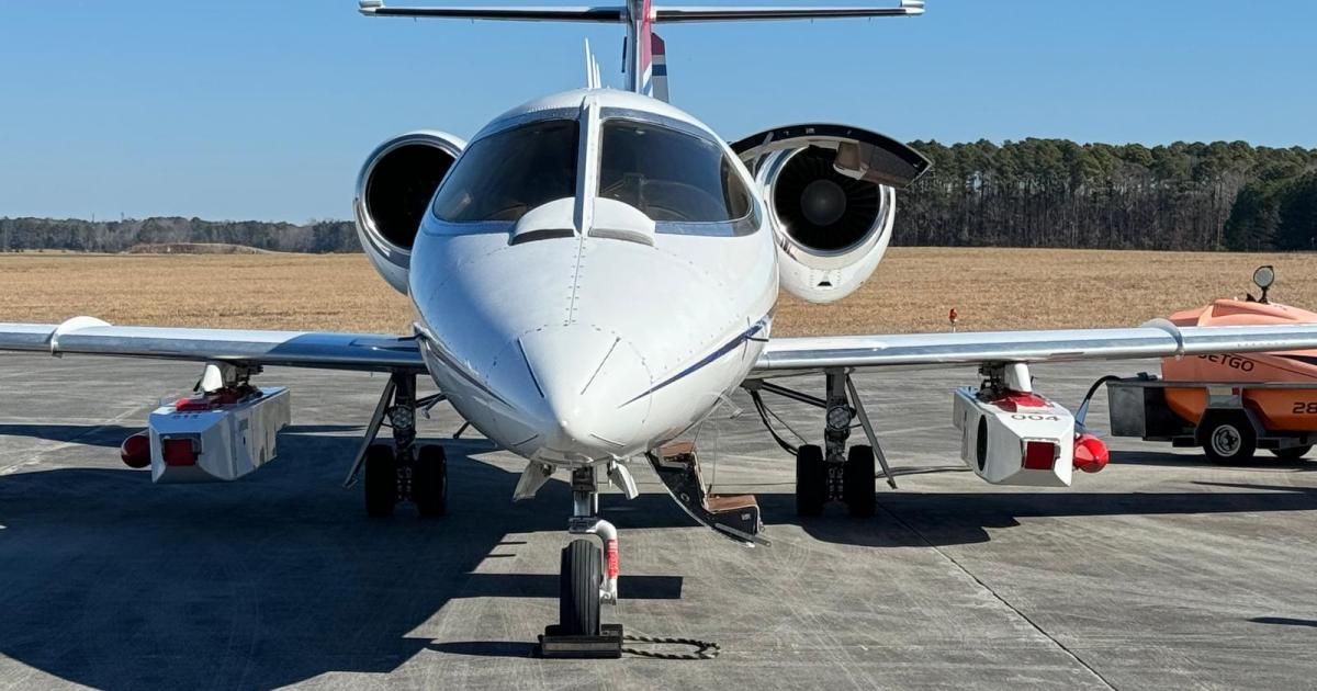 Aery Aviation Learjet with hard points