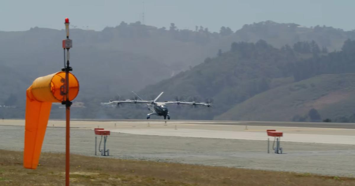 Archer’s Midnight eVTOL prototype touches down at Monterey Regional Airport