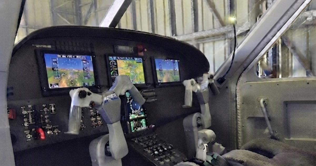 AstroAero A200C cockpit