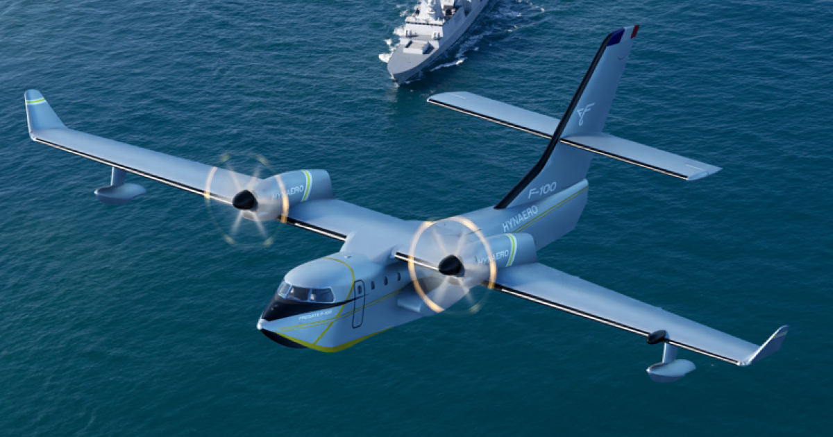 Hynaero Fregate F100 firefighting aircraft