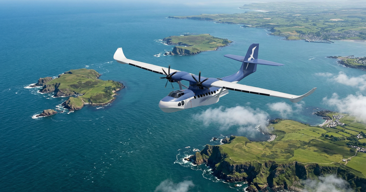 Catalina Spar flying boat rendering