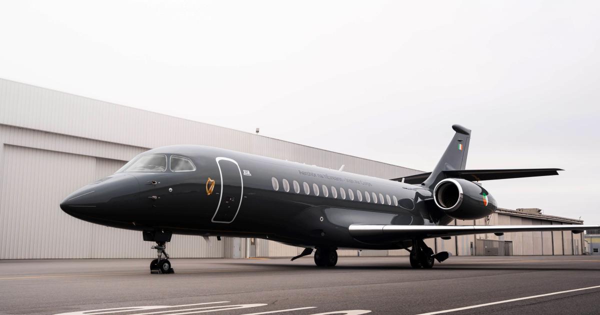 Black Falcon 6X at Baldonnel ramp 