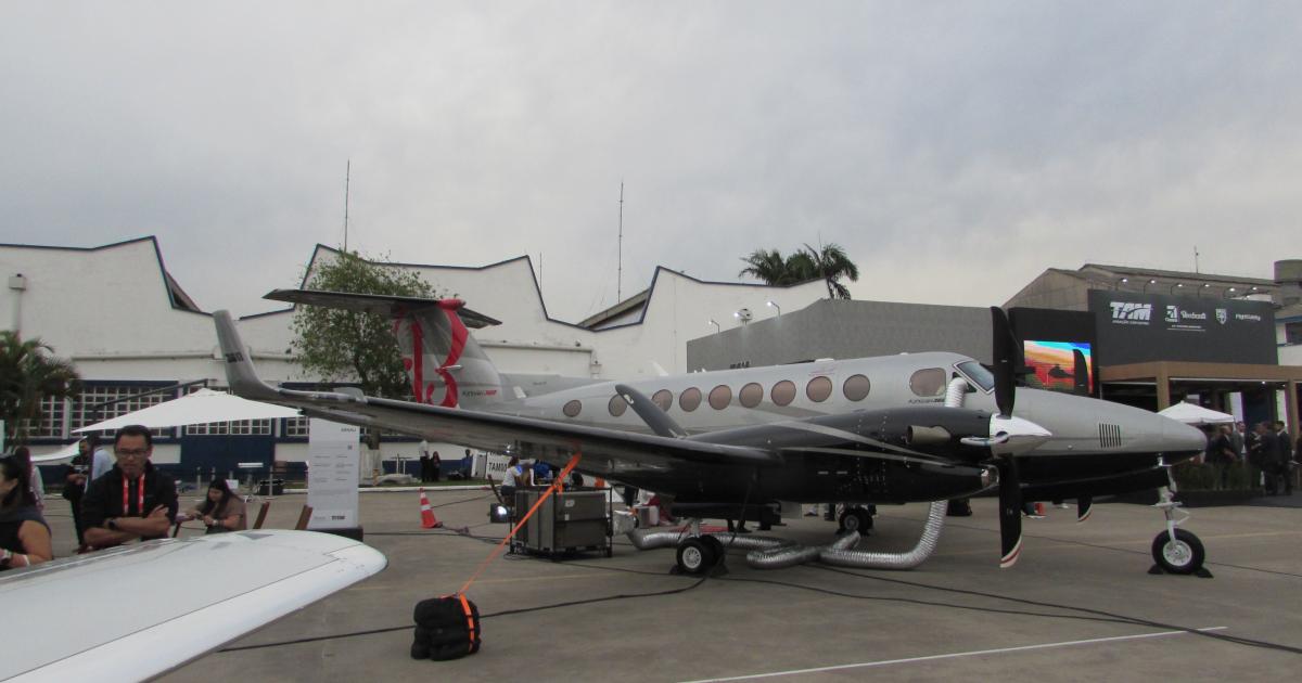 A King Air at LABACE 2026