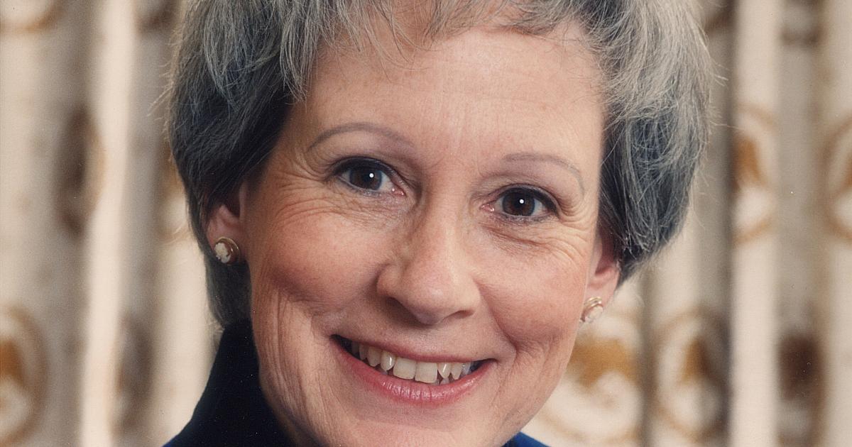 The late former Sen. Nancy Kassebaum