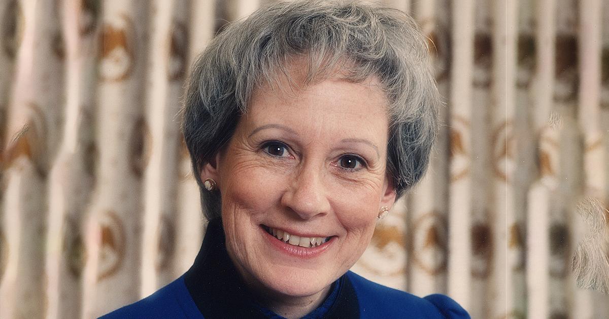 The late former Sen. Nancy Kassebaum