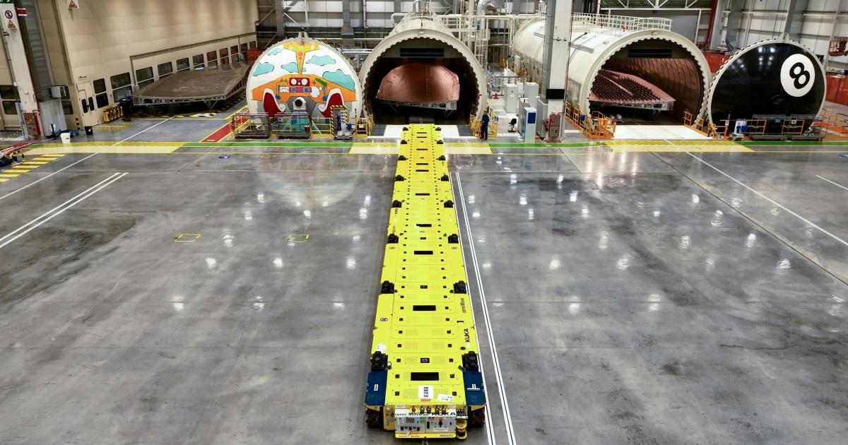 Airbus composite wing manufacturing 