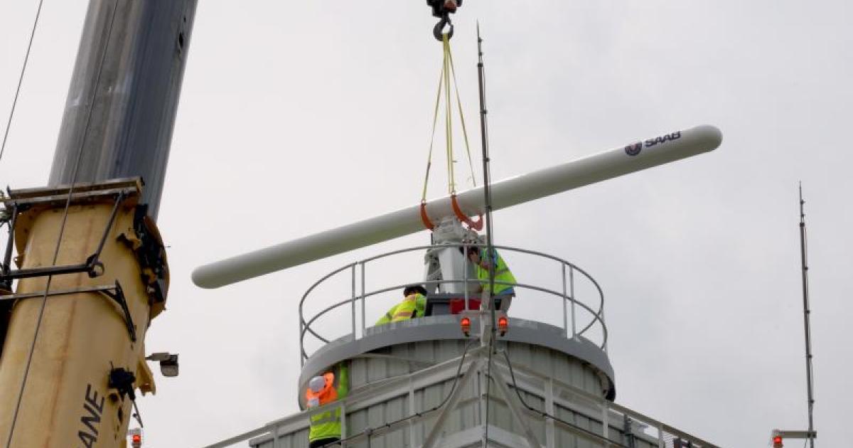 Surface Movement Radar installation at Ronald Reagan Washington National Airport