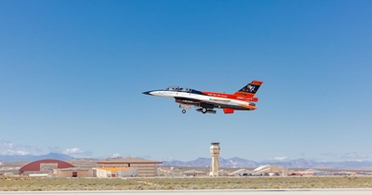 X-62A in flight