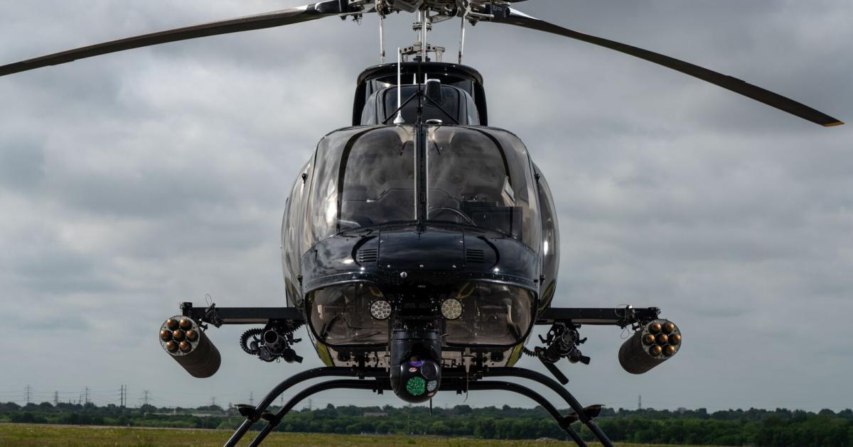 Bell 407M helicopter 