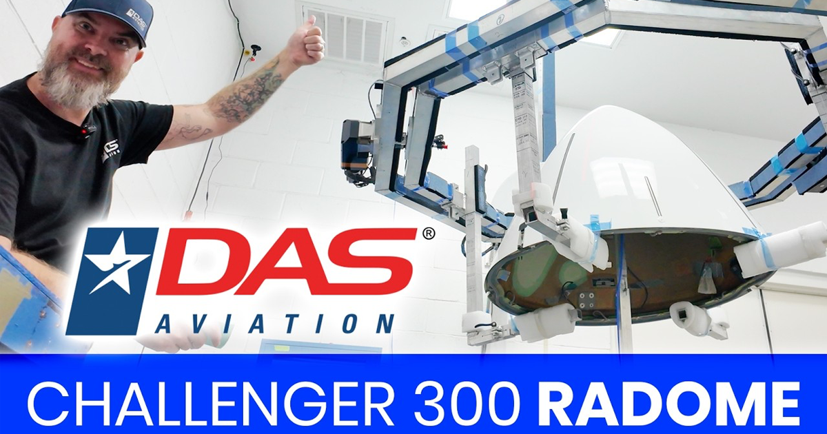 DAS Challenger 300 Radome