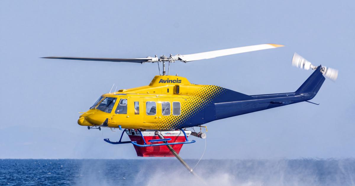 Artist's impression of Avincis' McDermott 214ST helicopters