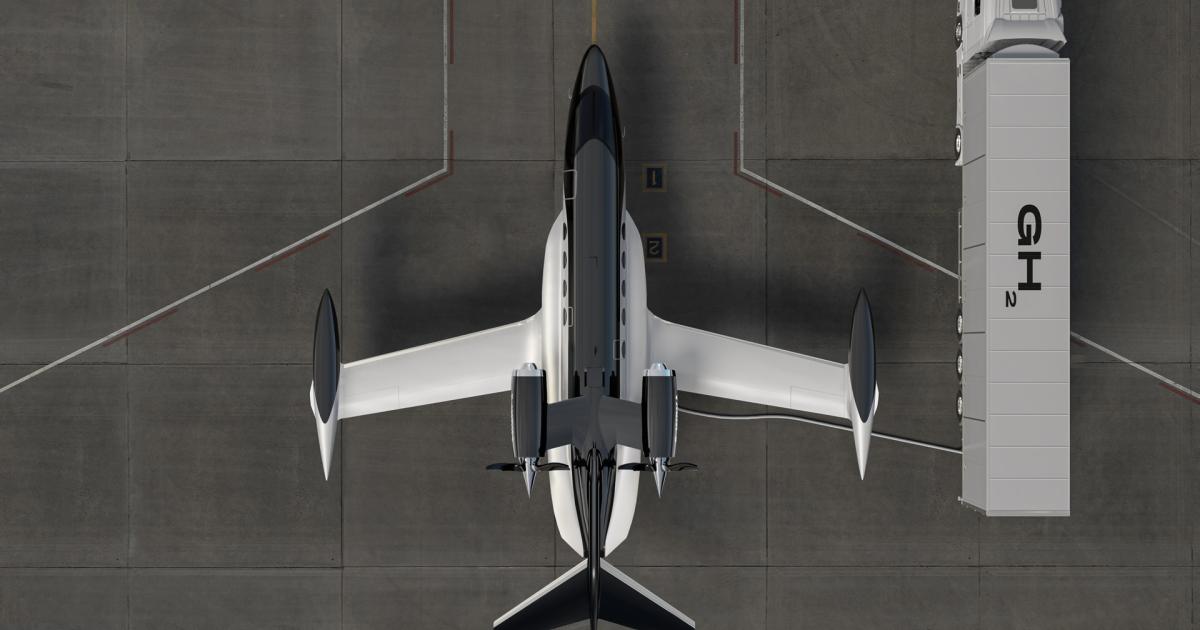 Beyond Aero BYA-1 hydrogen-electric business jet 