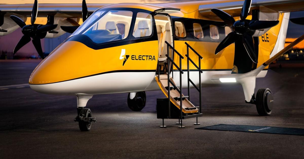 Electra EL9 aircraft