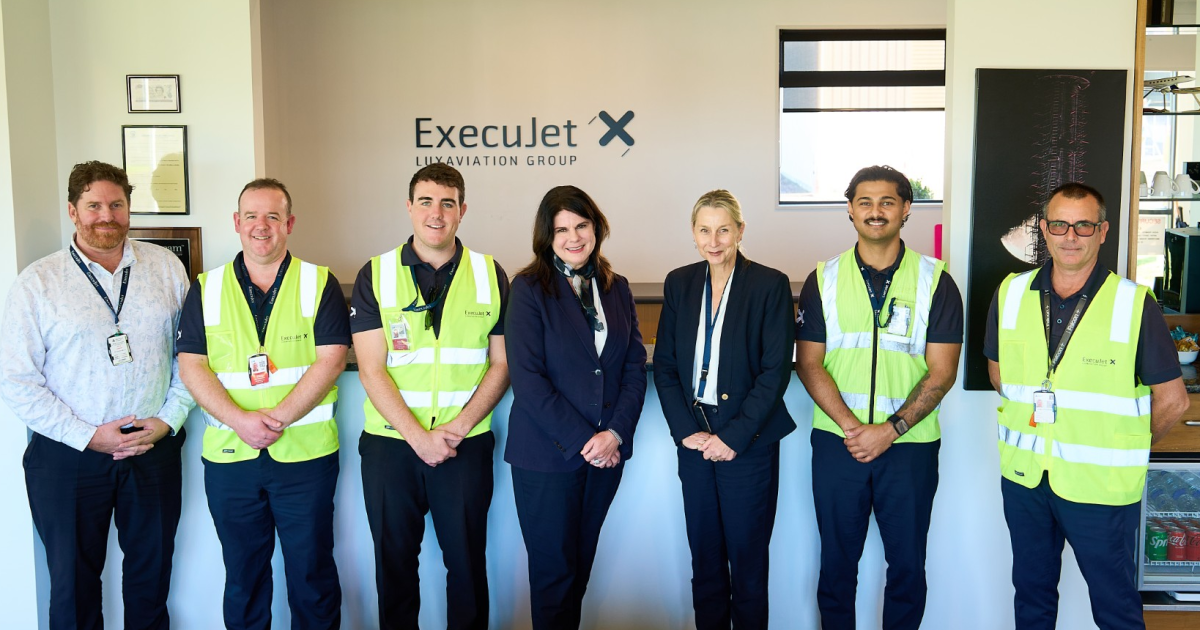 ExecuJet Auckland's FBO staff
