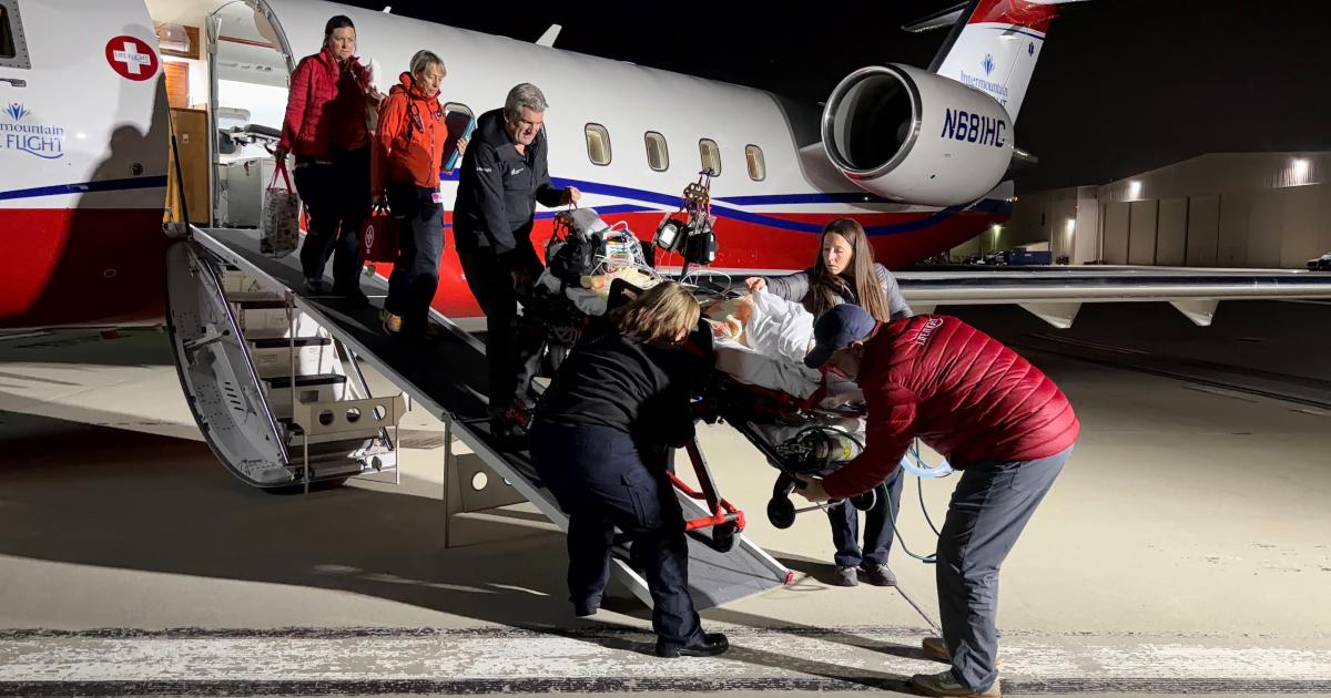 medevac mission by Intermountain Health