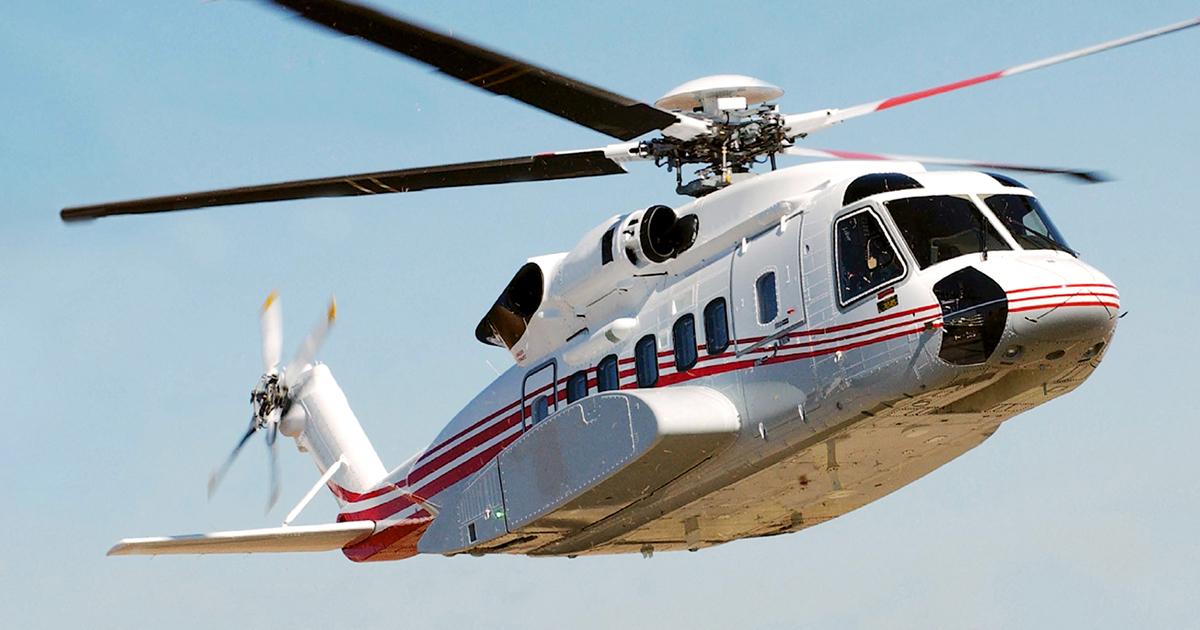 Sikorsky S-92 in flight