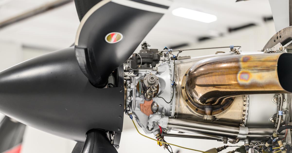Tanis Aircraft Products preheating compents installed on a Daher TBM's engine